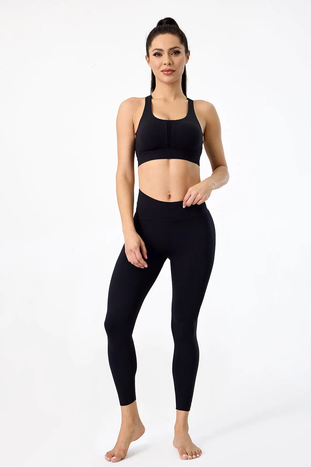 Curved Seamless Hight-Waist Plain Legging