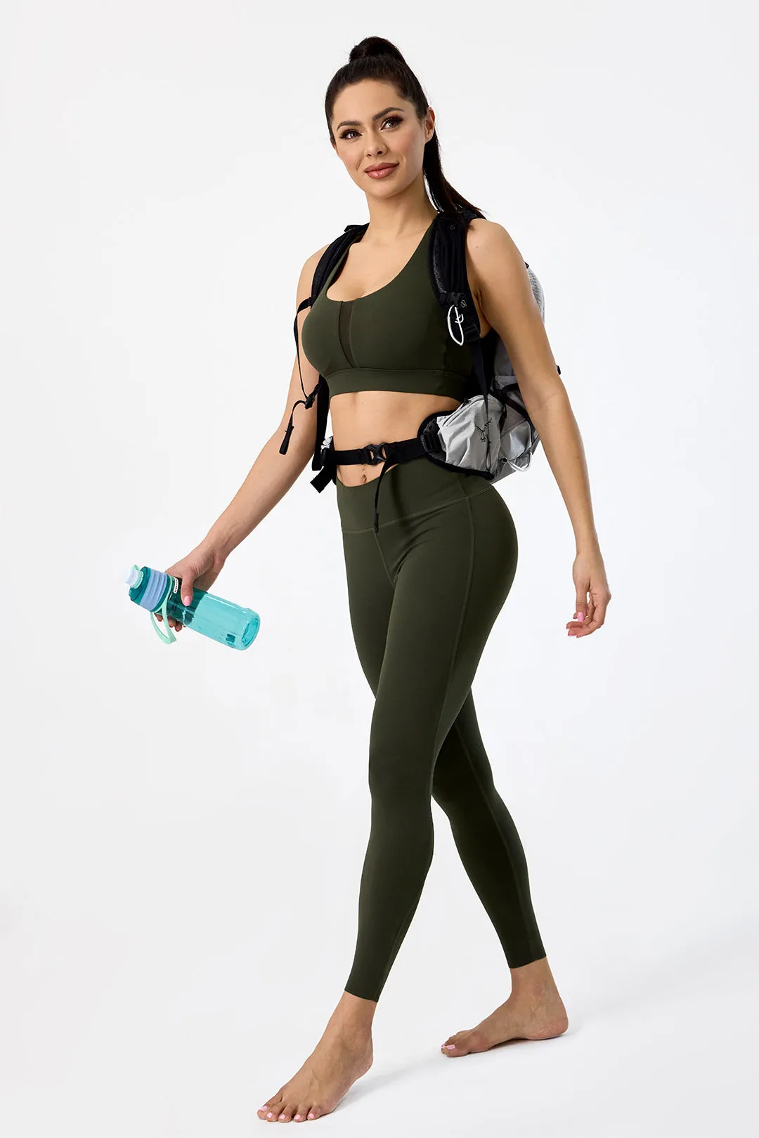 Curved Seamless Hight-Waist Plain Legging
