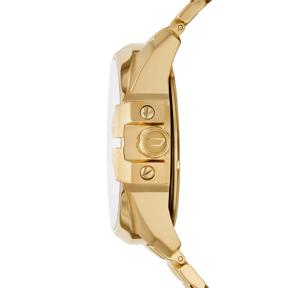 Diesel DZ7456 Mega Chief Automatic Gold Tone Mens Watch