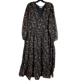 Dress Casual Maxi By World Market In Floral Print, Size: L/Xl