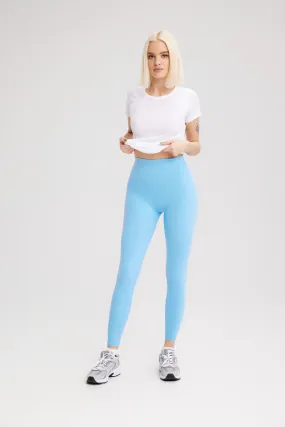 EKJ Seamless Contour Leggings in Serene Blue