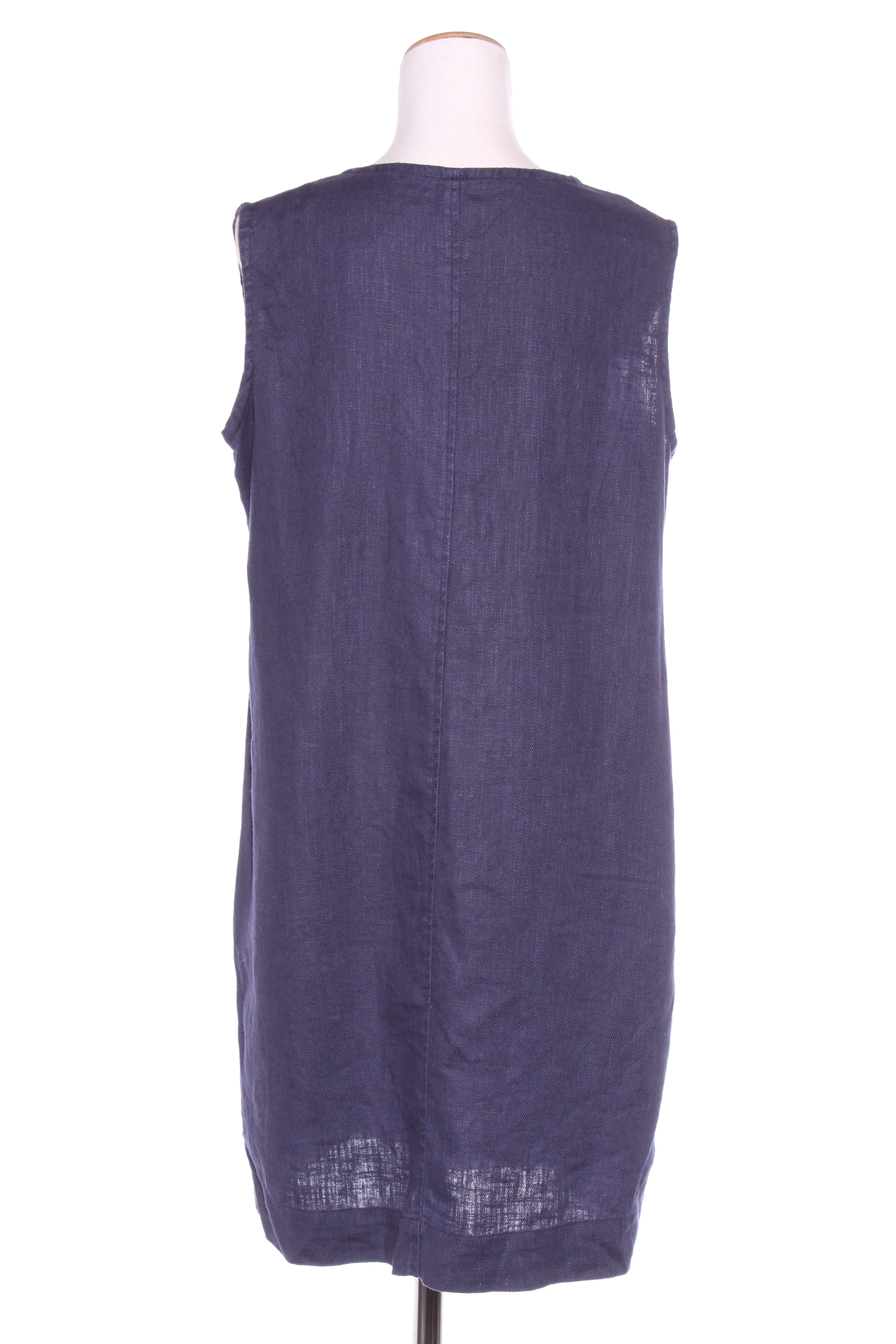 ELM - Navy ramie dress with pockets! 12