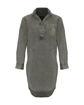 Elva Denim Long Shirt/Dress