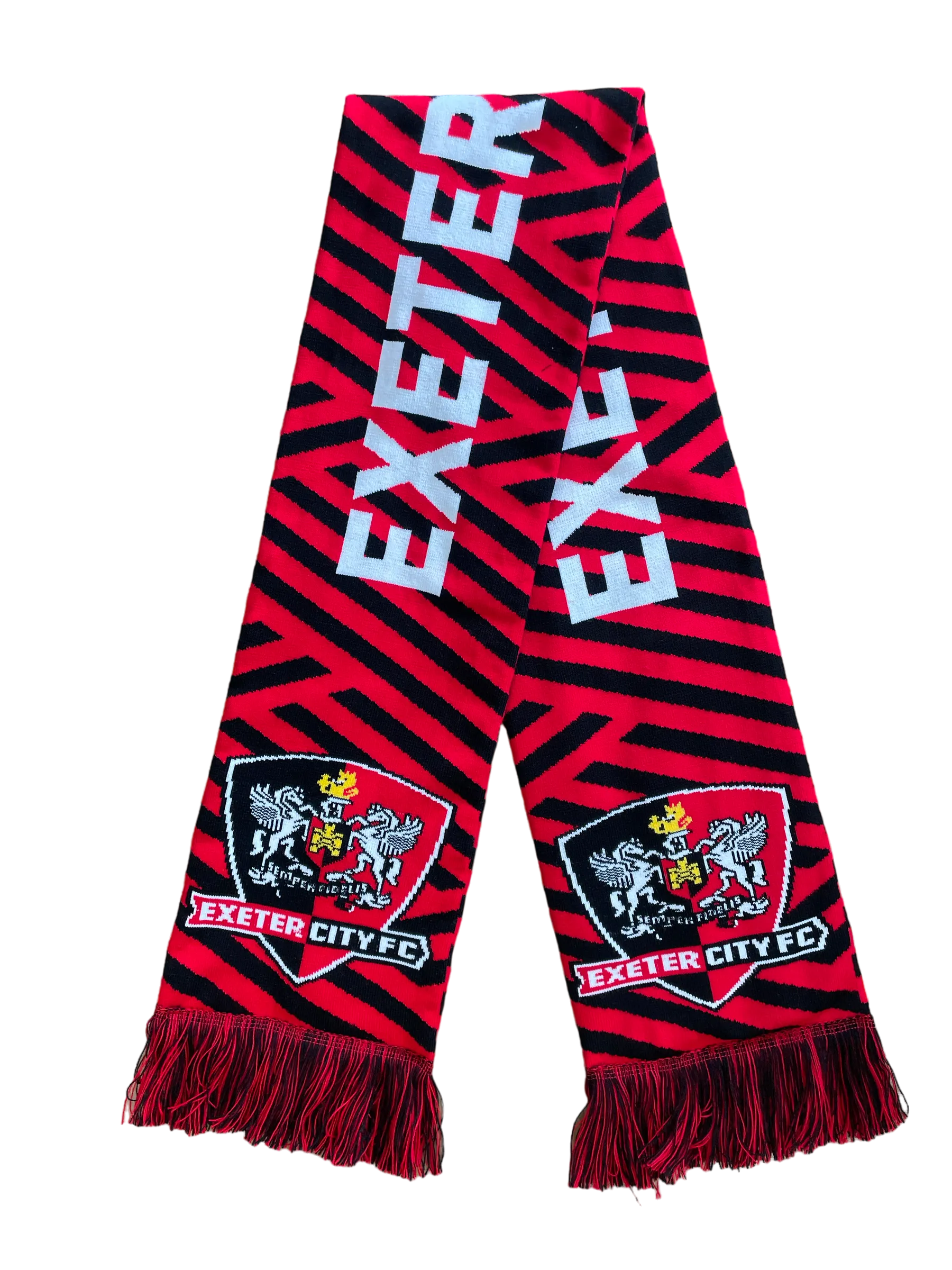 Exeter City Zig Zag Scarf
