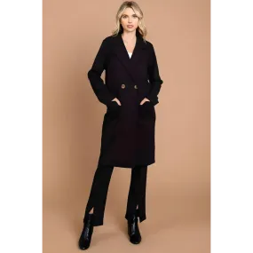 Experience Timeless Designer Elegance with the Culture Code Double Breast Coat