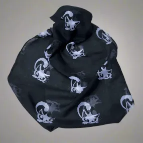 Fabulous Felines Black Cat Scarf