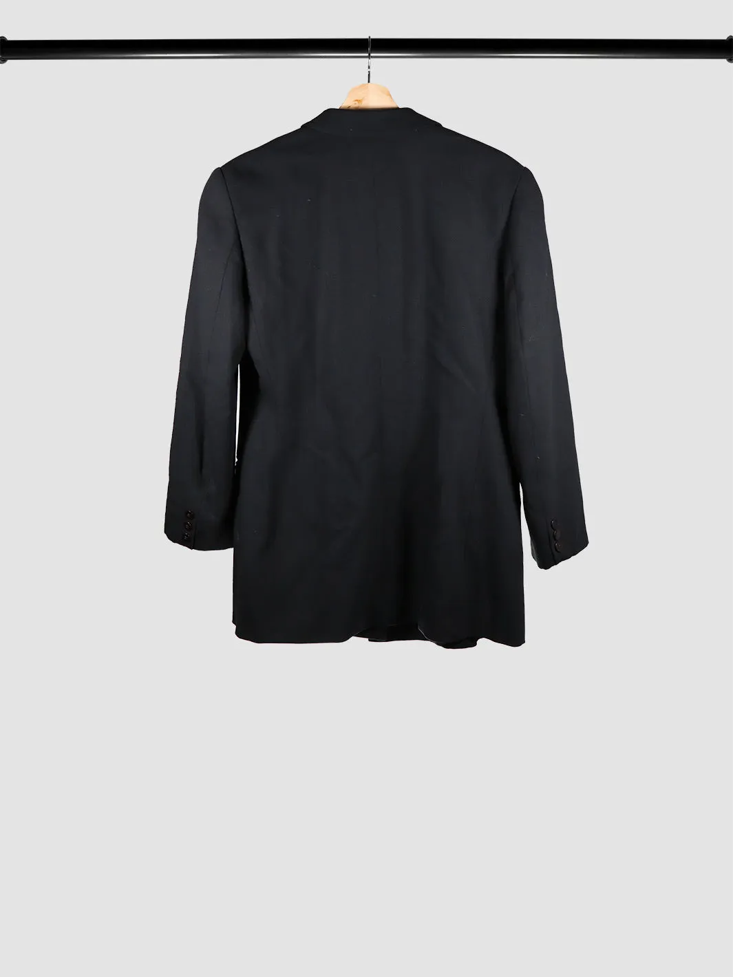 Fashion House Sanyo Double-Breasted Wool Suit Coat (S)