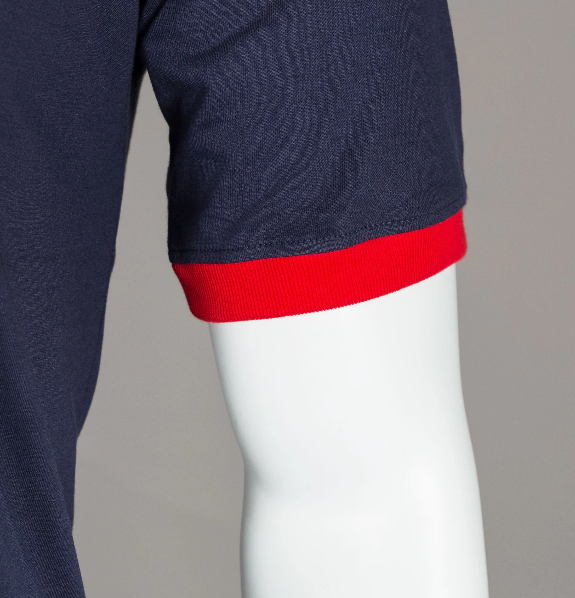Fila Vintage Rosco Ringer T-Shirt Navy