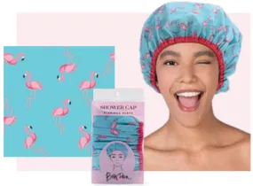 Flamingo Party Shower Cap