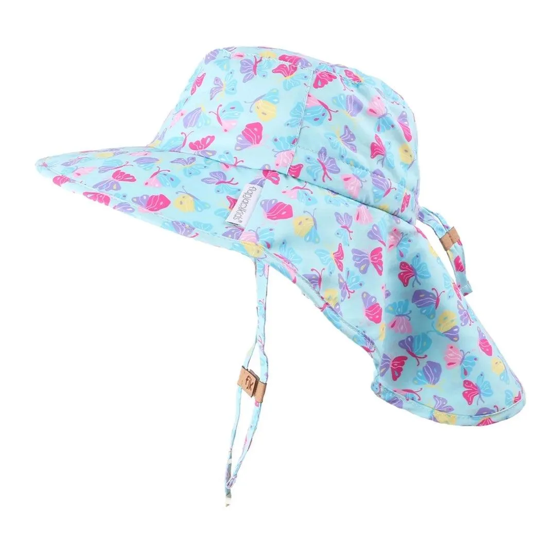 FlapJackKids UPF50 Kids Sun Hat with Neck Cape