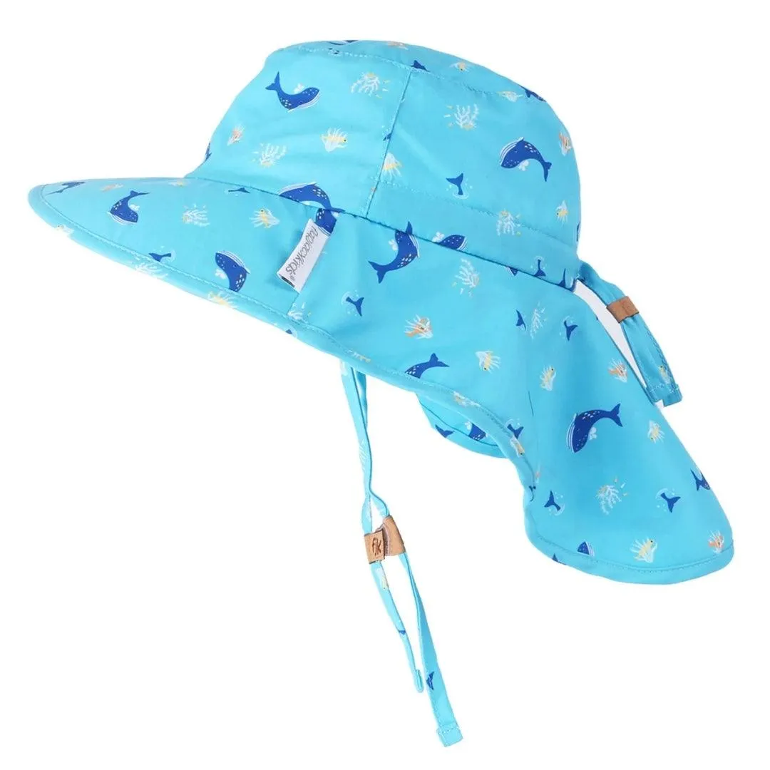 FlapJackKids UPF50 Kids Sun Hat with Neck Cape