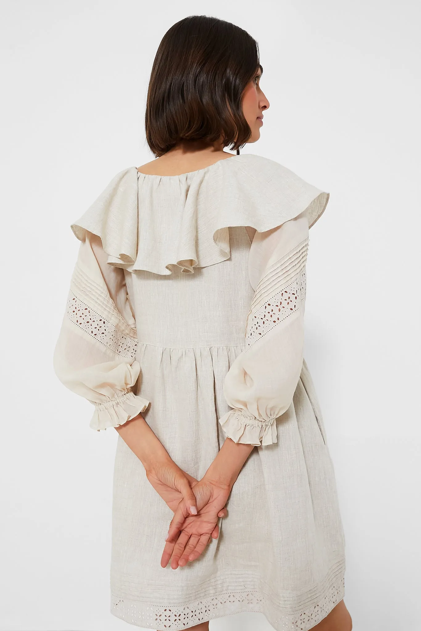 Flax Antoinette Linen Mini Dress
