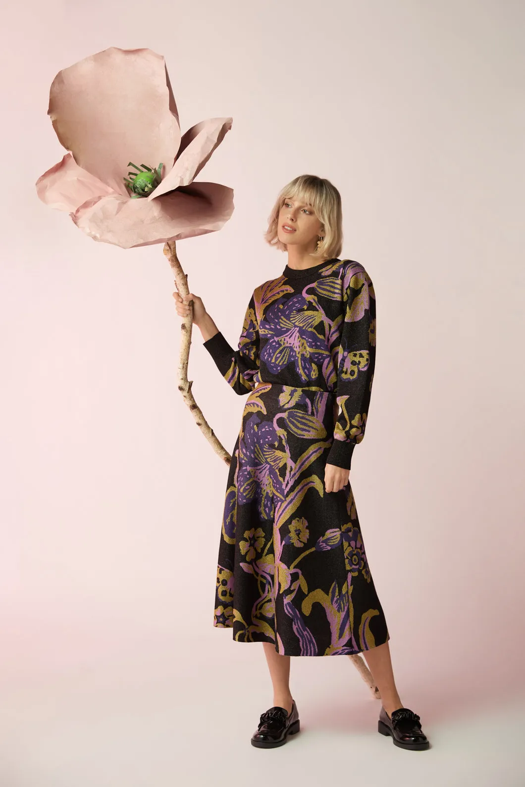 Forest Lily Lurex Jumper