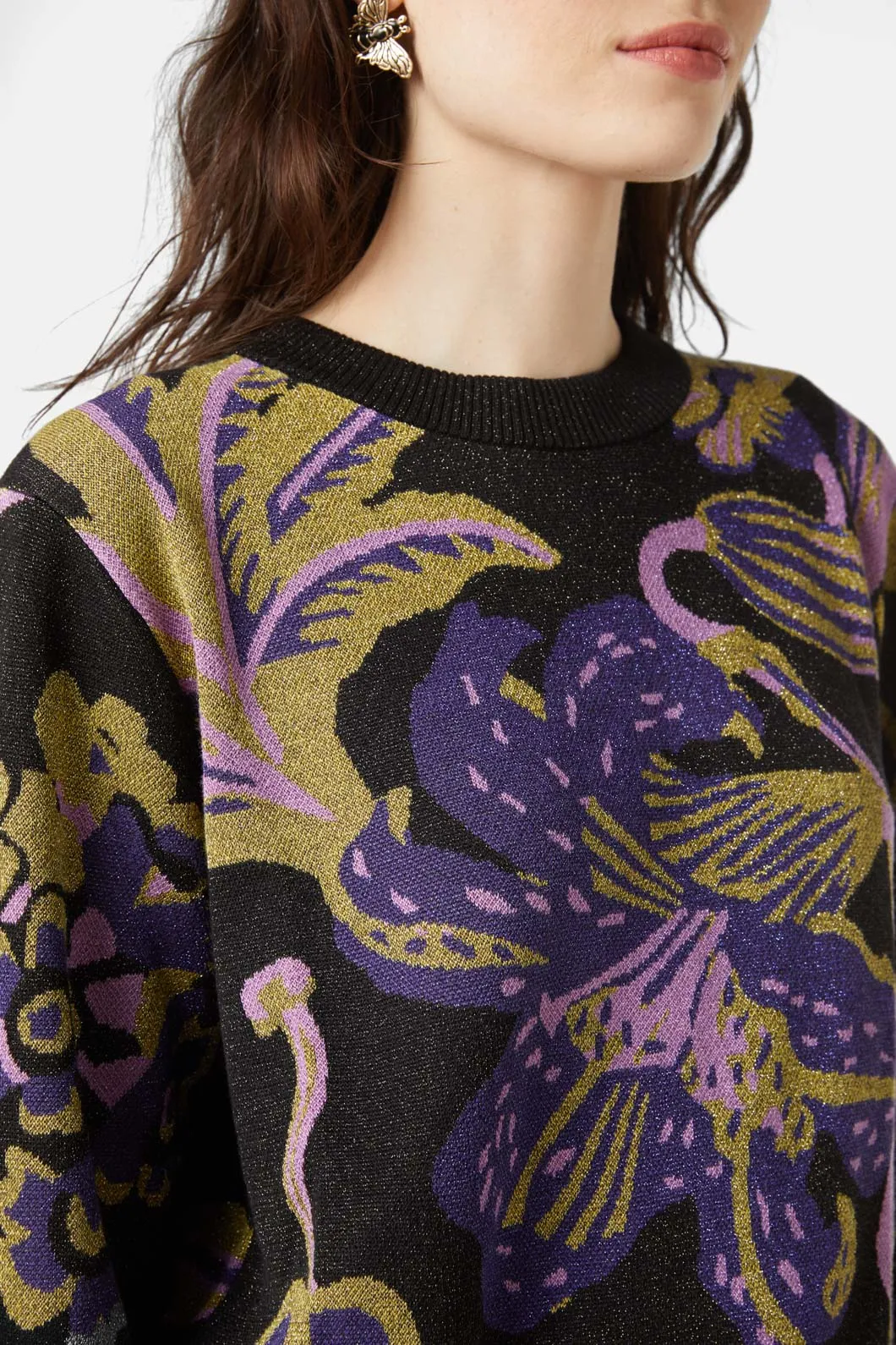 Forest Lily Lurex Jumper
