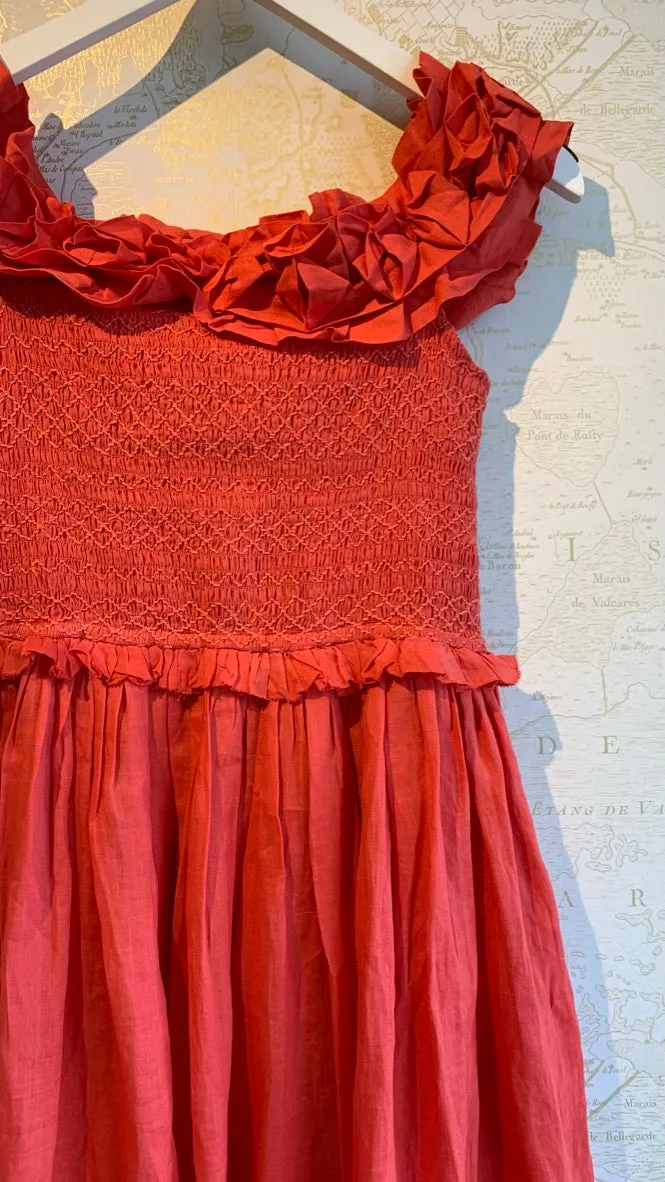 'Frida' Off The Shoulder Smocked Dress
