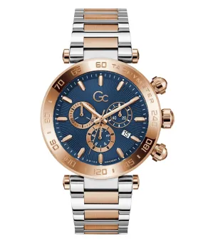 GC Gent's Select Silver Rose Gold Watch Z50002G7MF