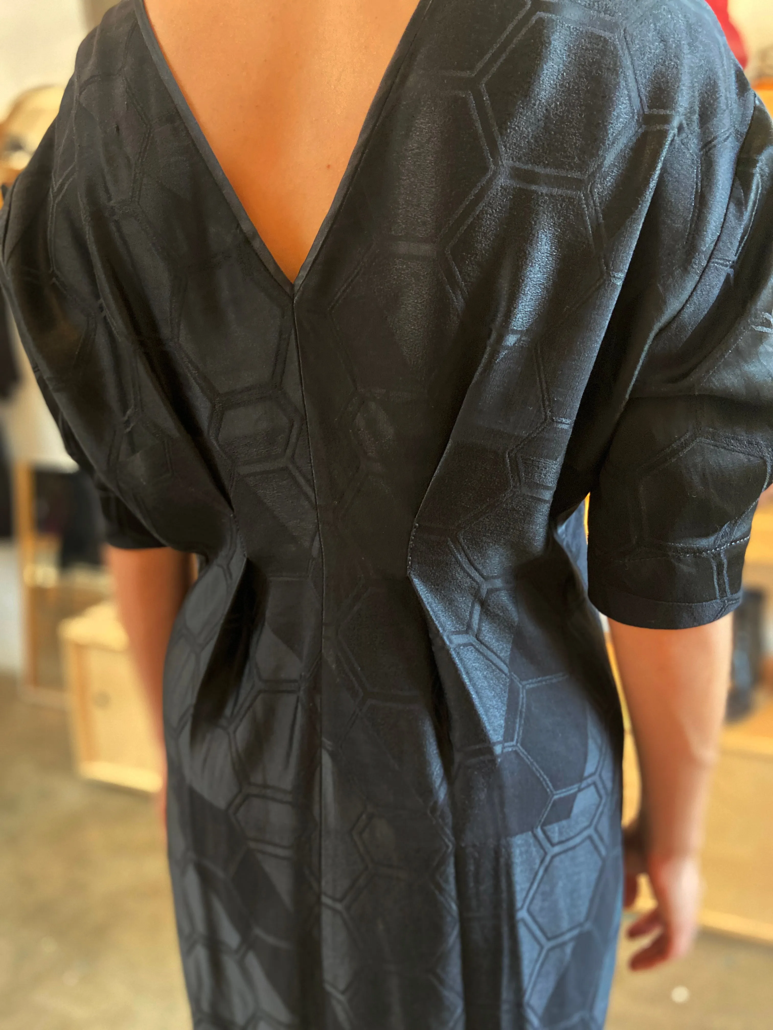GEOMETRIC BIAS DRESS