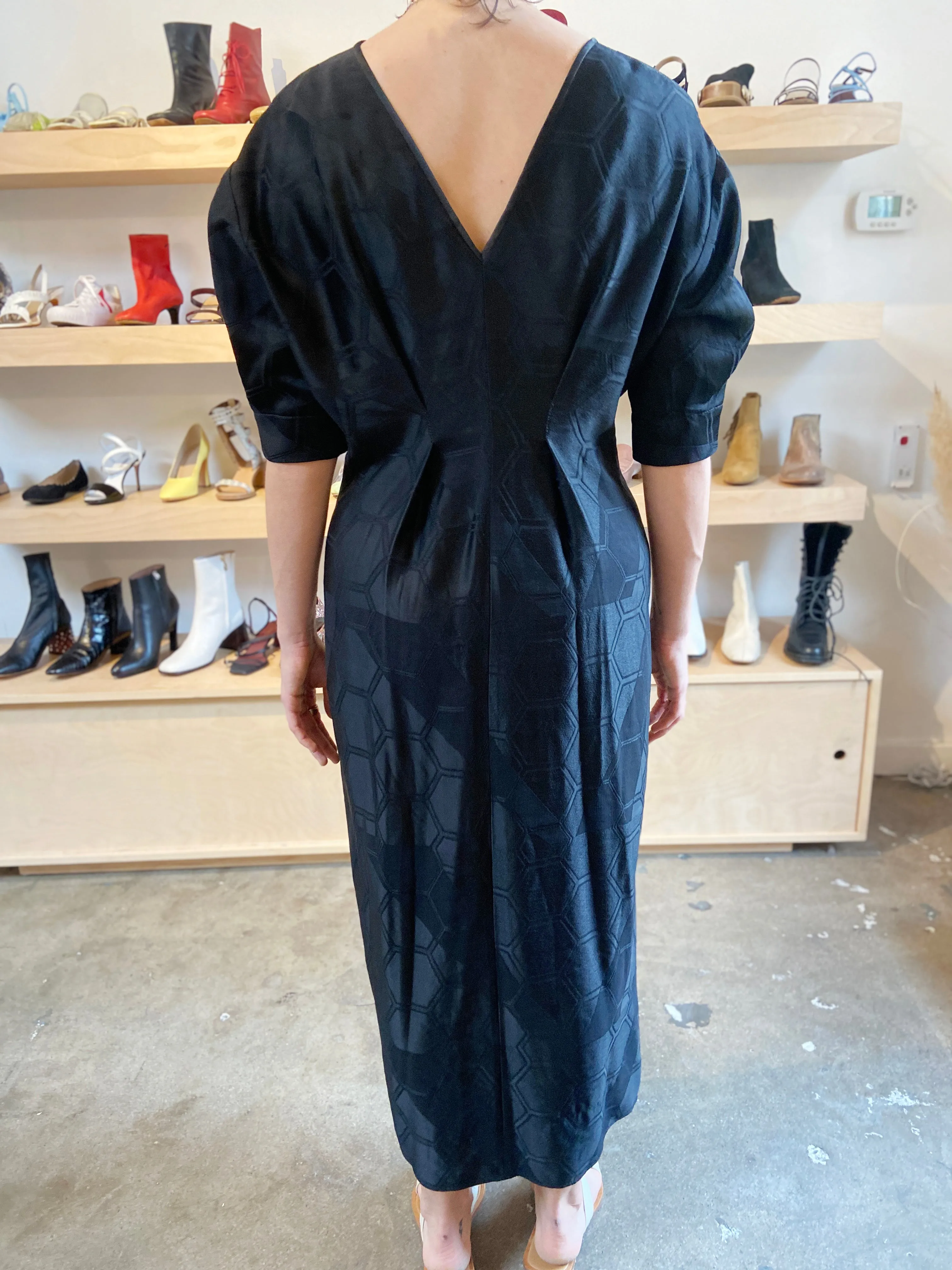 GEOMETRIC BIAS DRESS