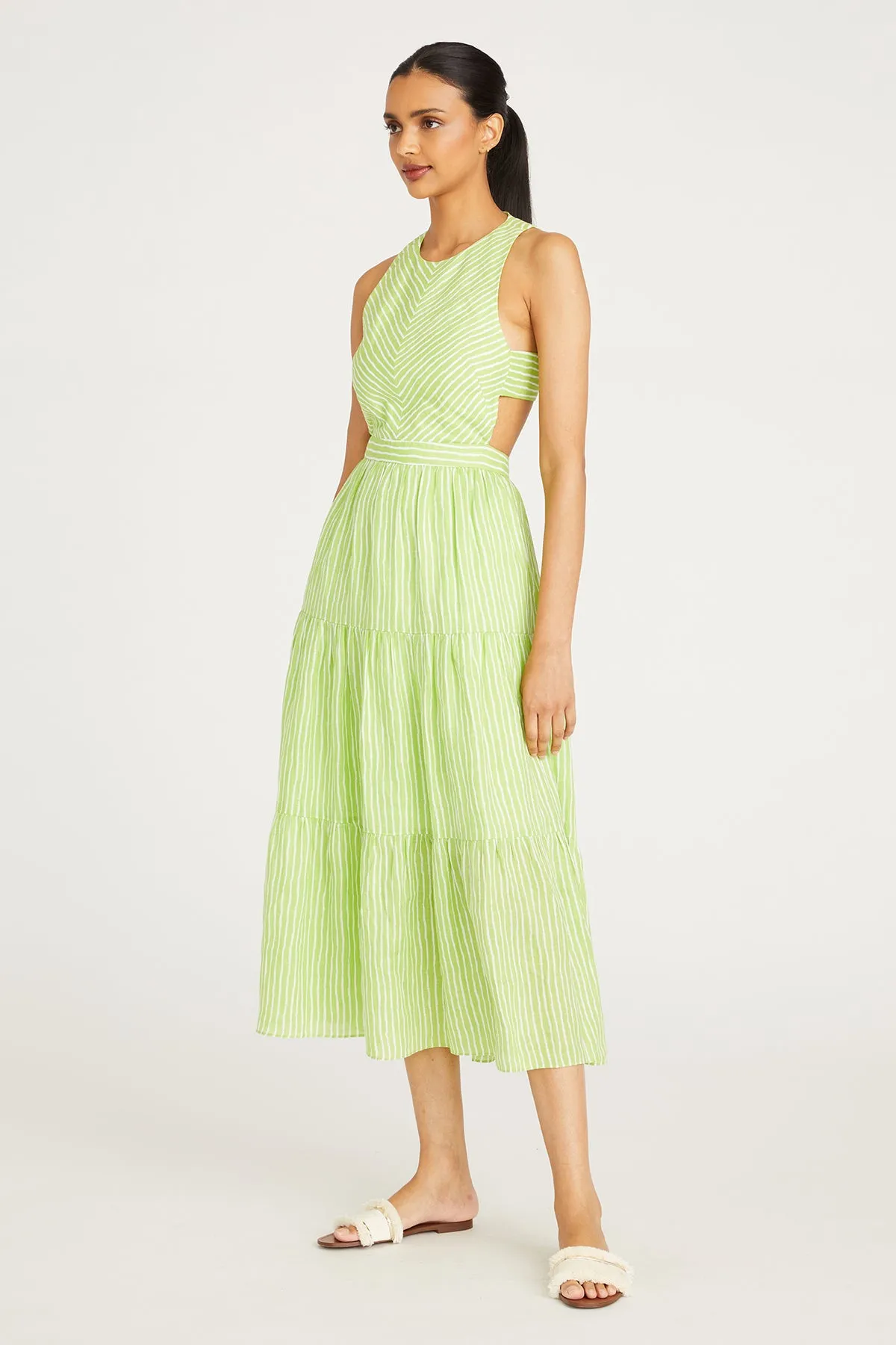 Giovanna Stripe Day Dress