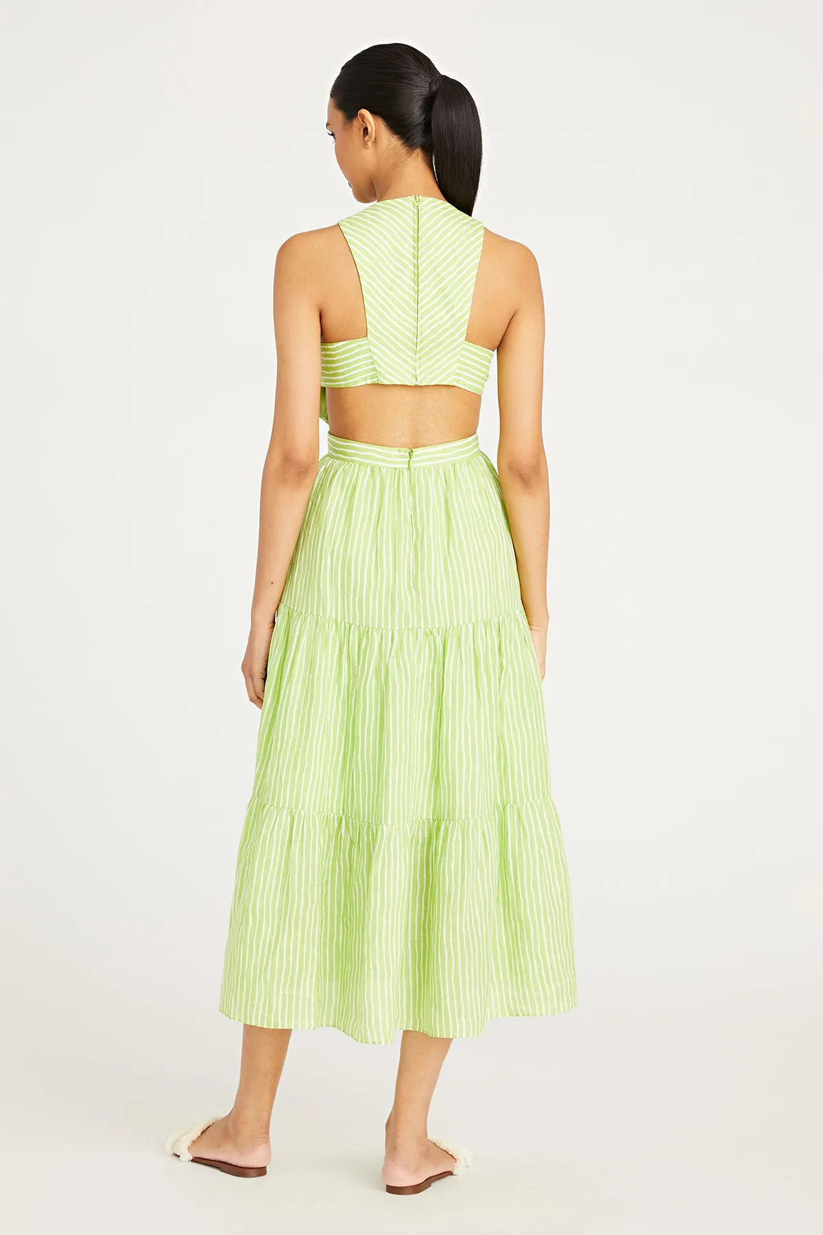 Giovanna Stripe Day Dress