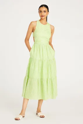 Giovanna Stripe Day Dress