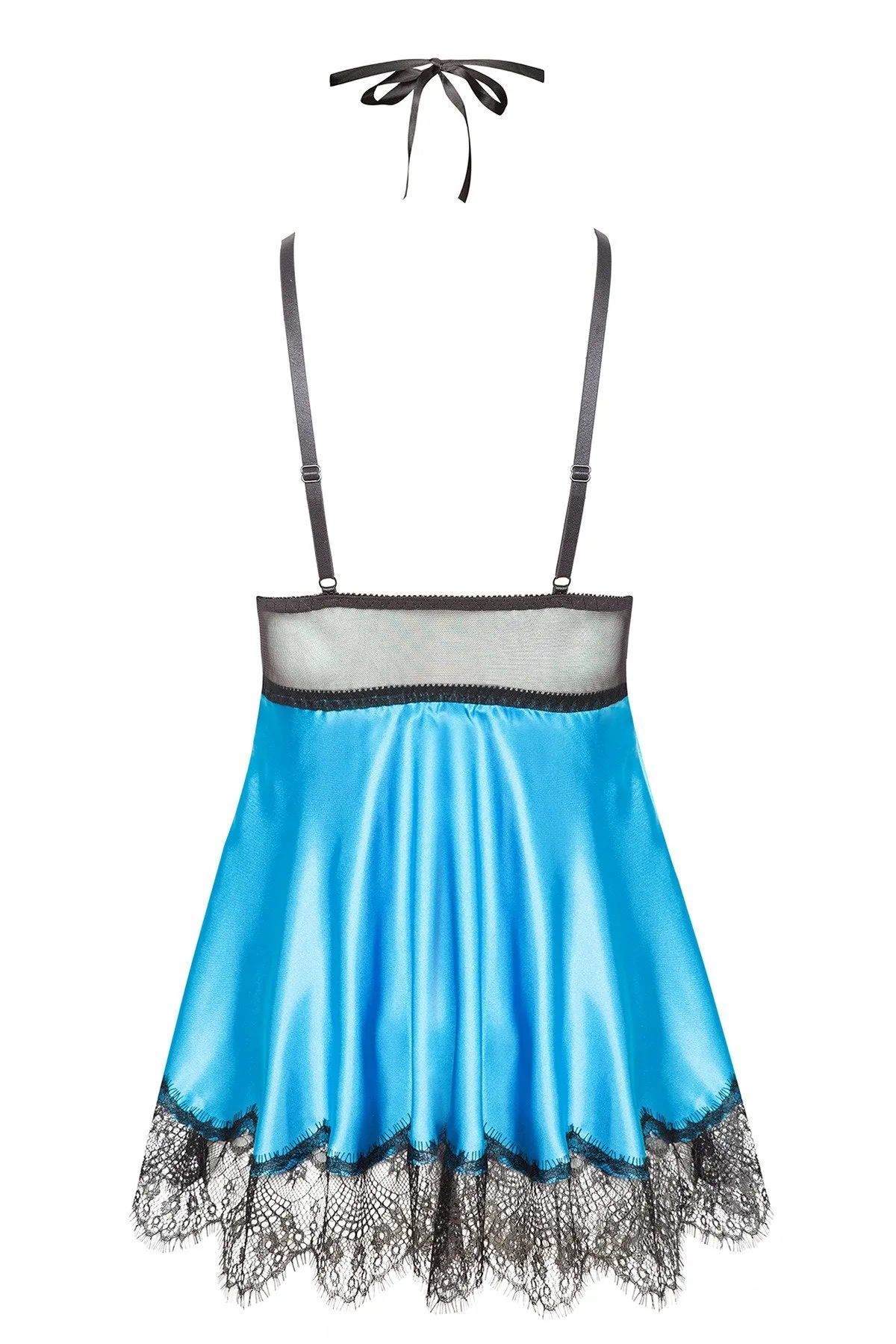 Gorgeous lace nightdress with sensual lace mask