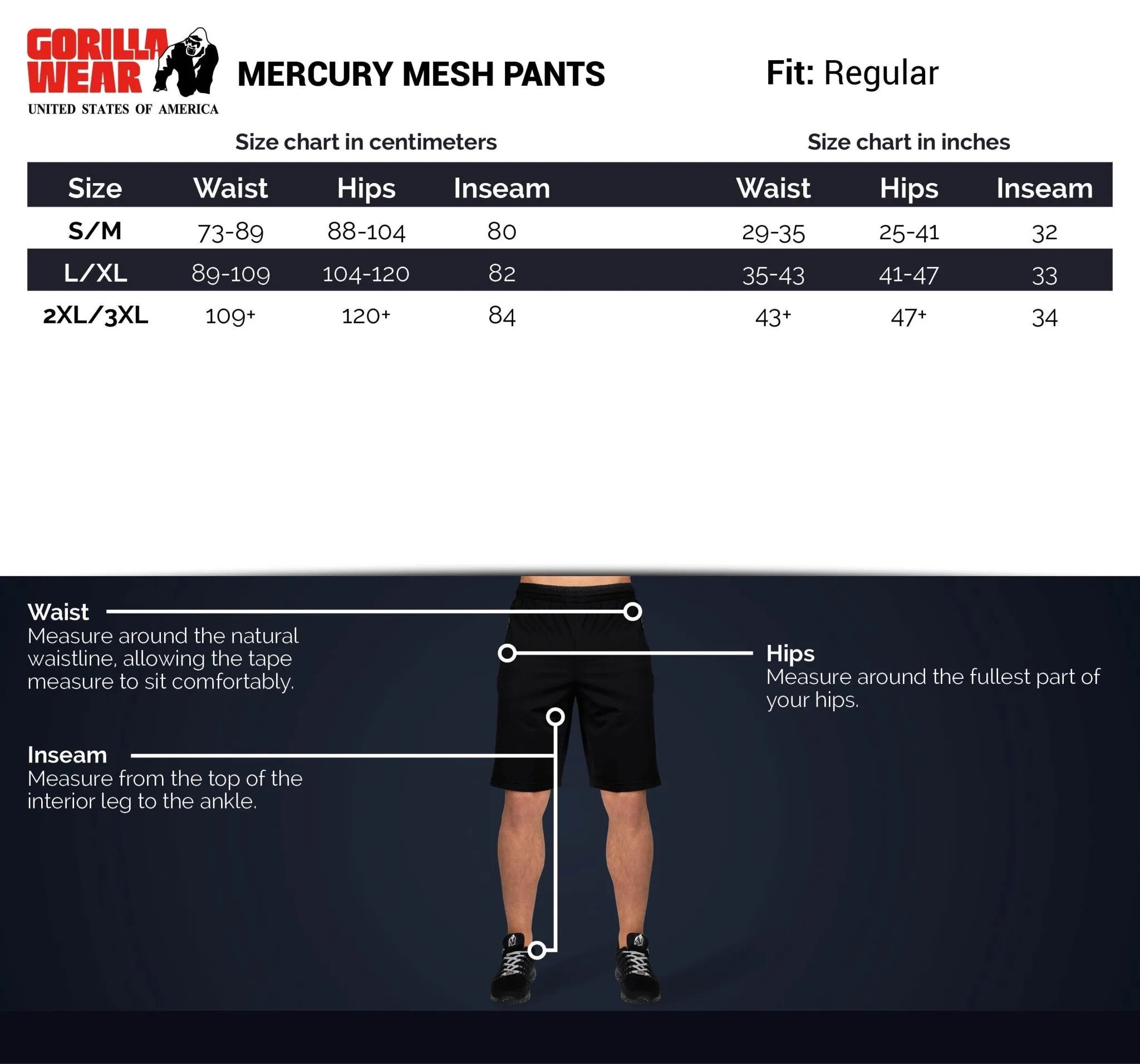 Gorilla Wear Mercury Mesh Pants - Army Green