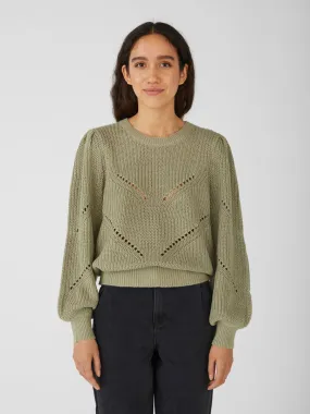 Gracen Round Neck Jumper (Green)