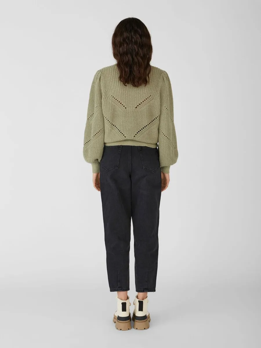 Gracen Round Neck Jumper (Green)