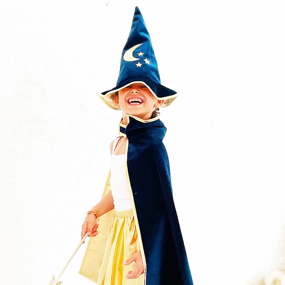 Halloween - Déguisement de sorcier bleu