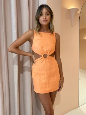 Hansen and Gretel Paradiso Dress in Apricot