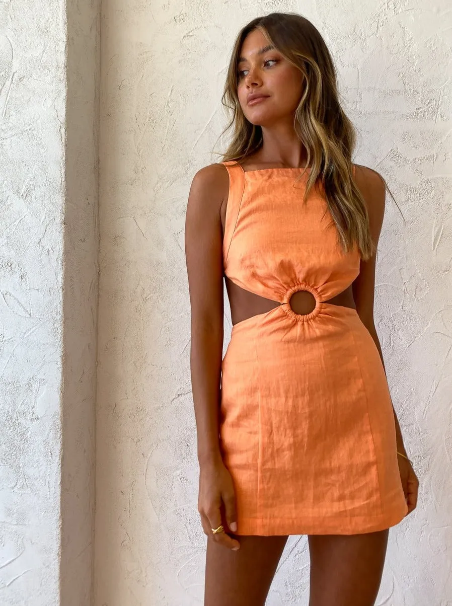 Hansen and Gretel Paradiso Dress in Apricot