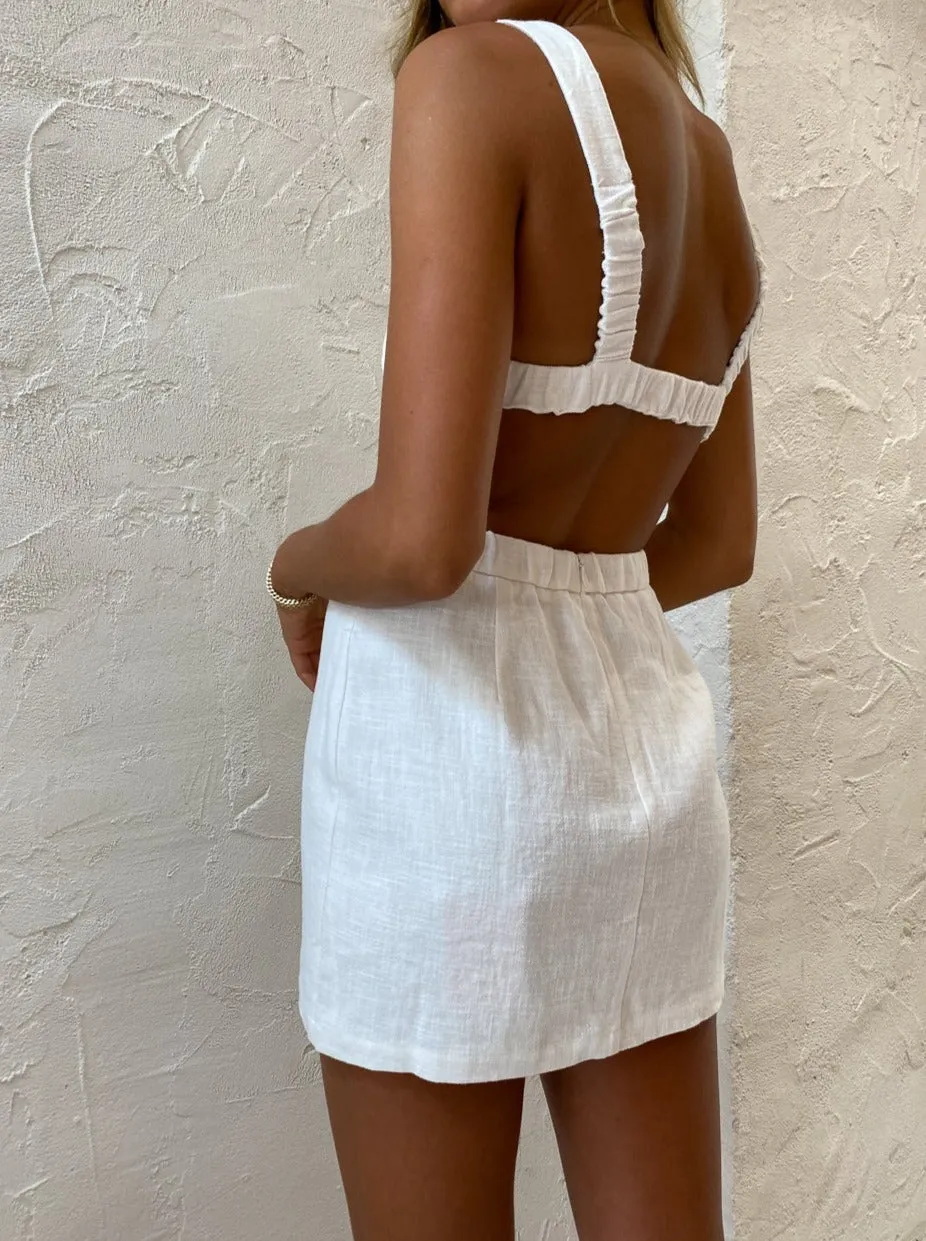 Hansen and Gretel Paradiso Dress in Ivory