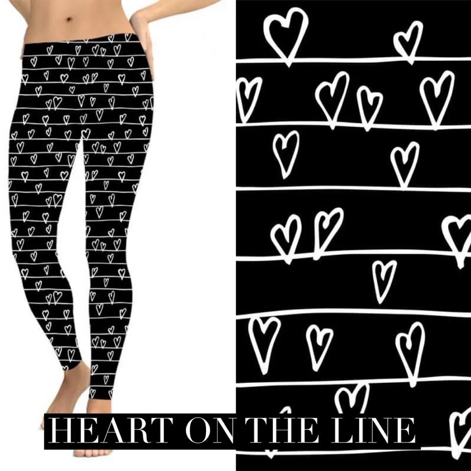 Heart on the Line Leggings