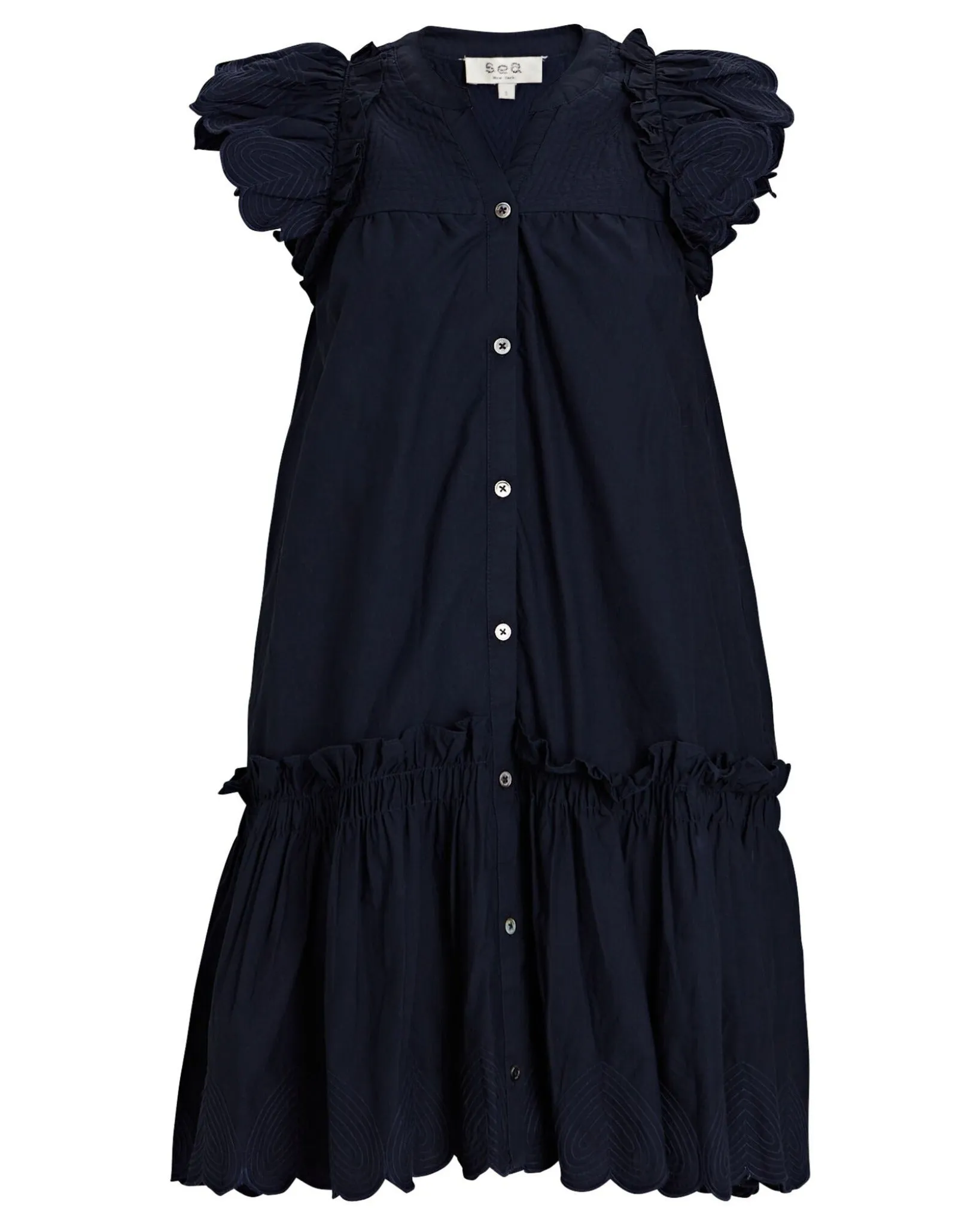 Heidi Heart Dress - Navy