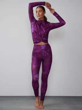 High Rise Watercolor Yoga Leggings