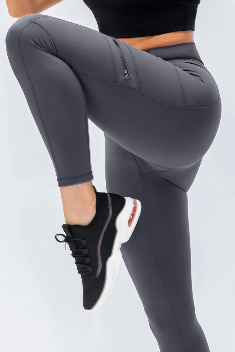 High-Rise Workout Leggings with Multi Pockets