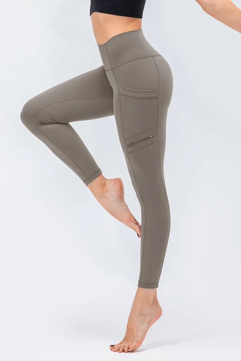 High-Rise Workout Leggings with Multi Pockets
