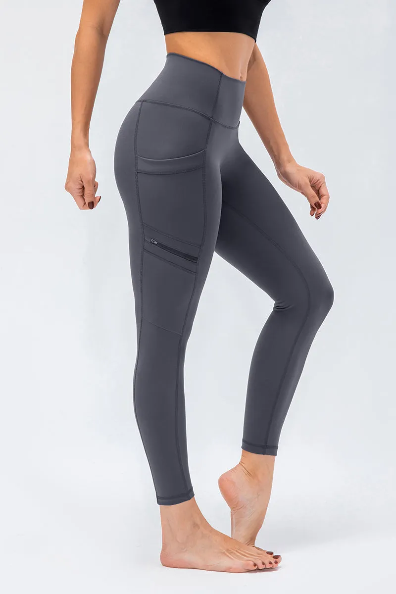 High-Rise Workout Leggings with Multi Pockets