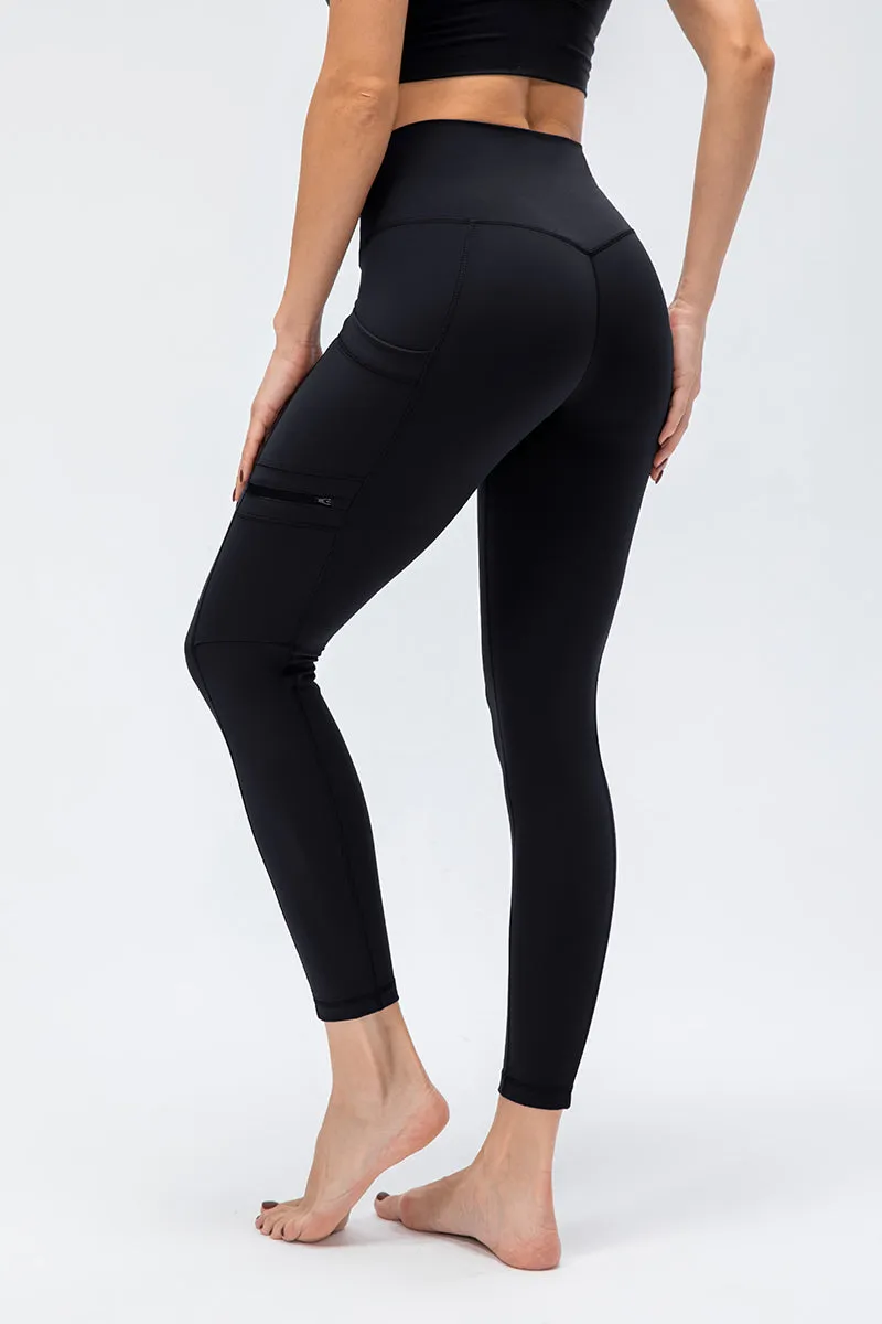 High-Rise Workout Leggings with Multi Pockets