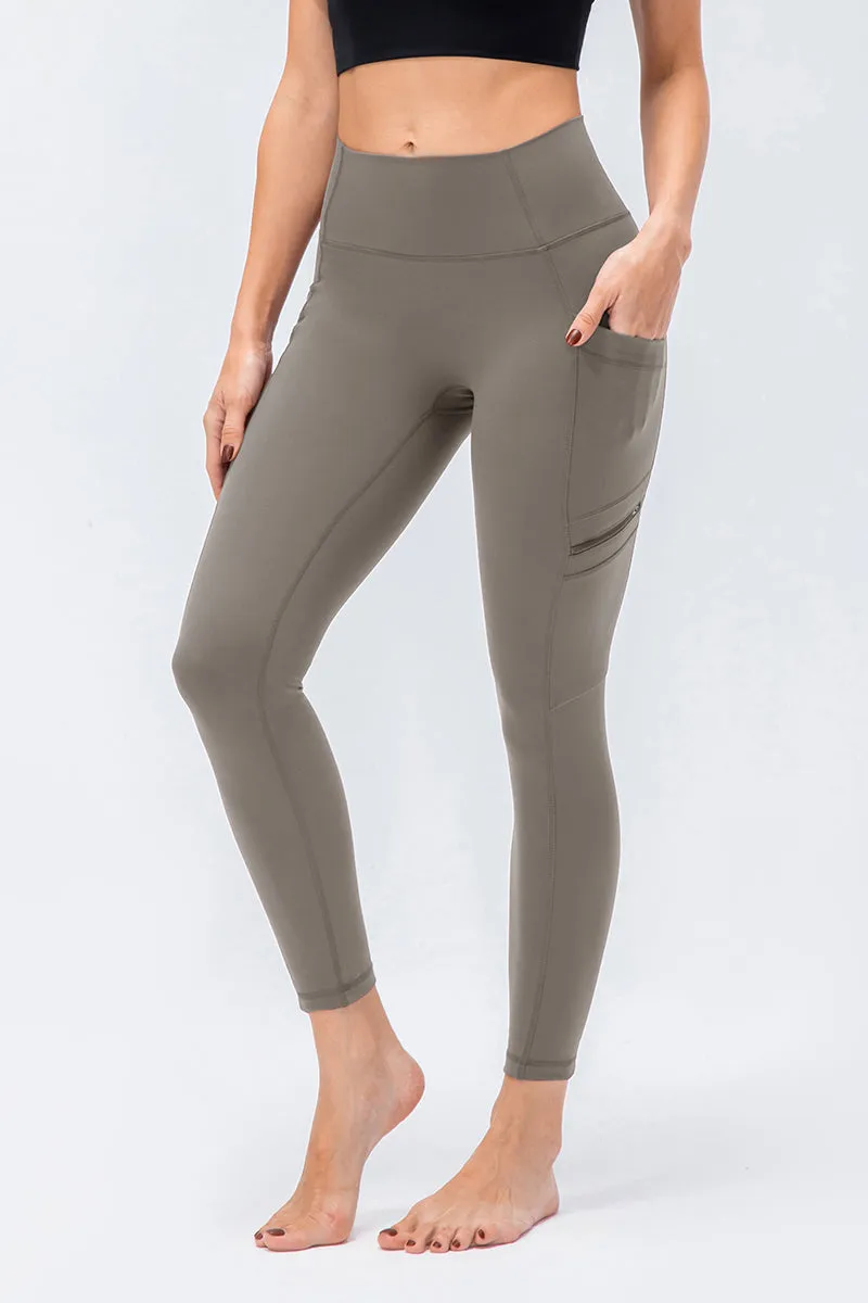High-Rise Workout Leggings with Multi Pockets