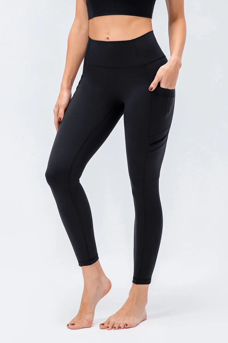 High-Rise Workout Leggings with Multi Pockets