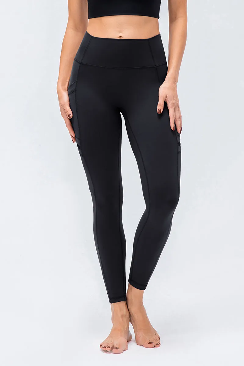 High-Rise Workout Leggings with Multi Pockets