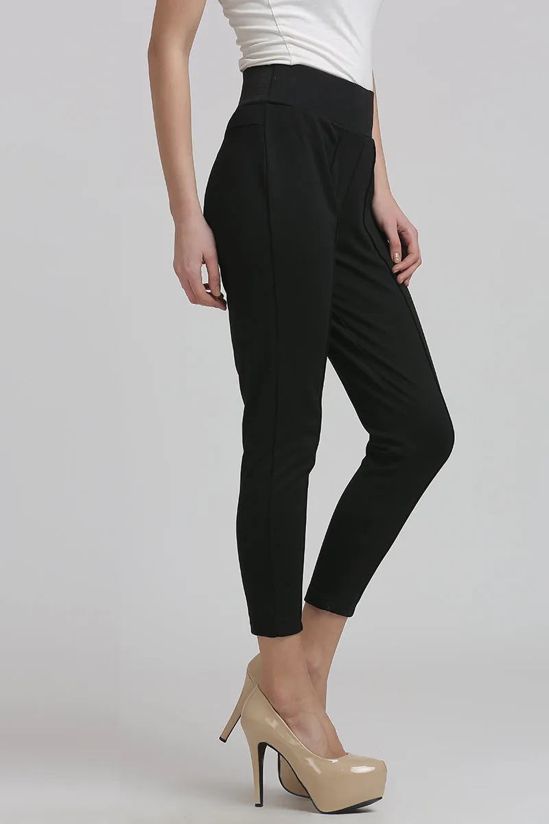 High waist black legging