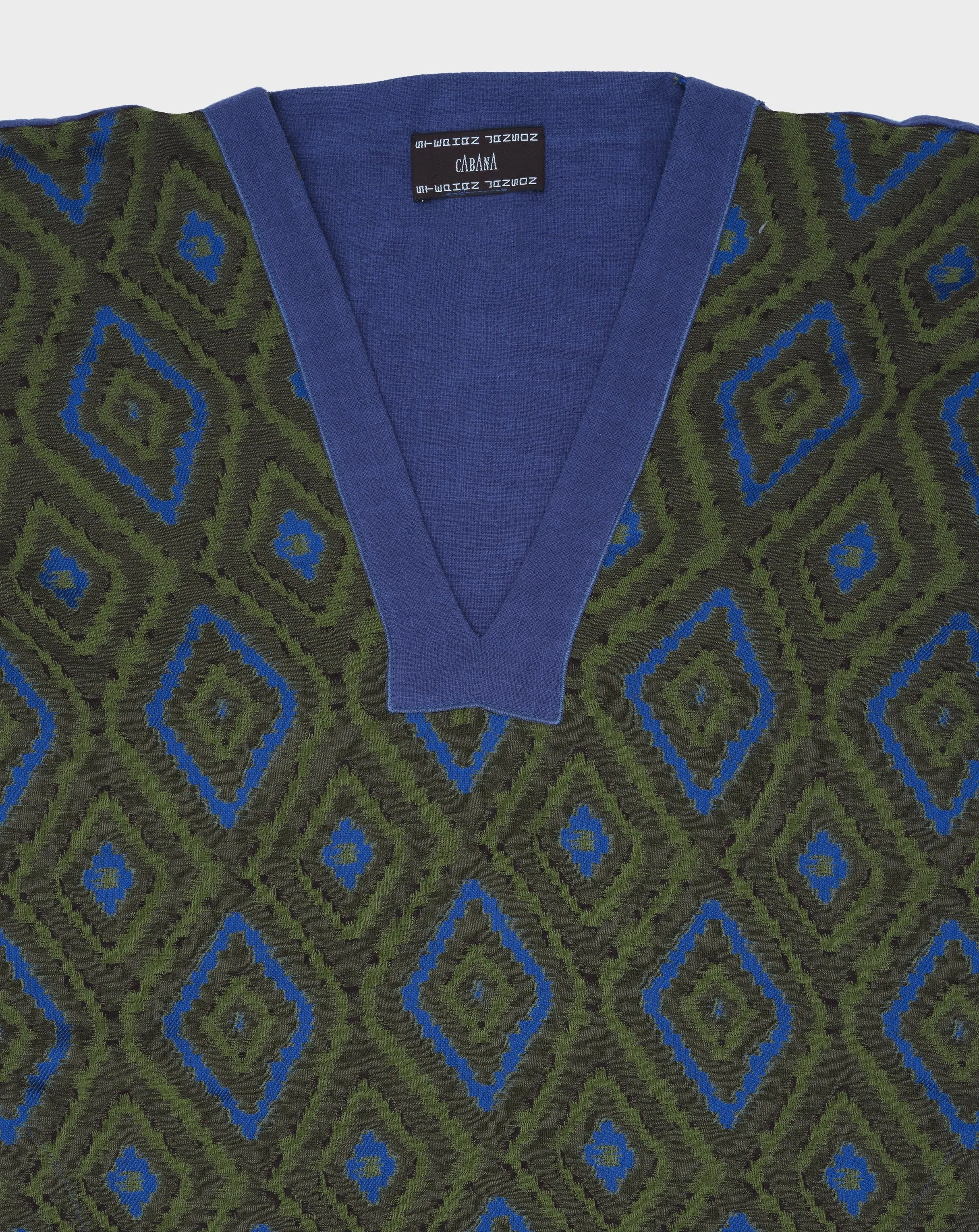 Ikat Jacquard Blue Stephan Janson Kaftan