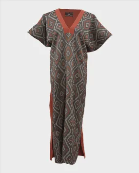 Ikat Jacquard Orange Stephan Janson Kaftan