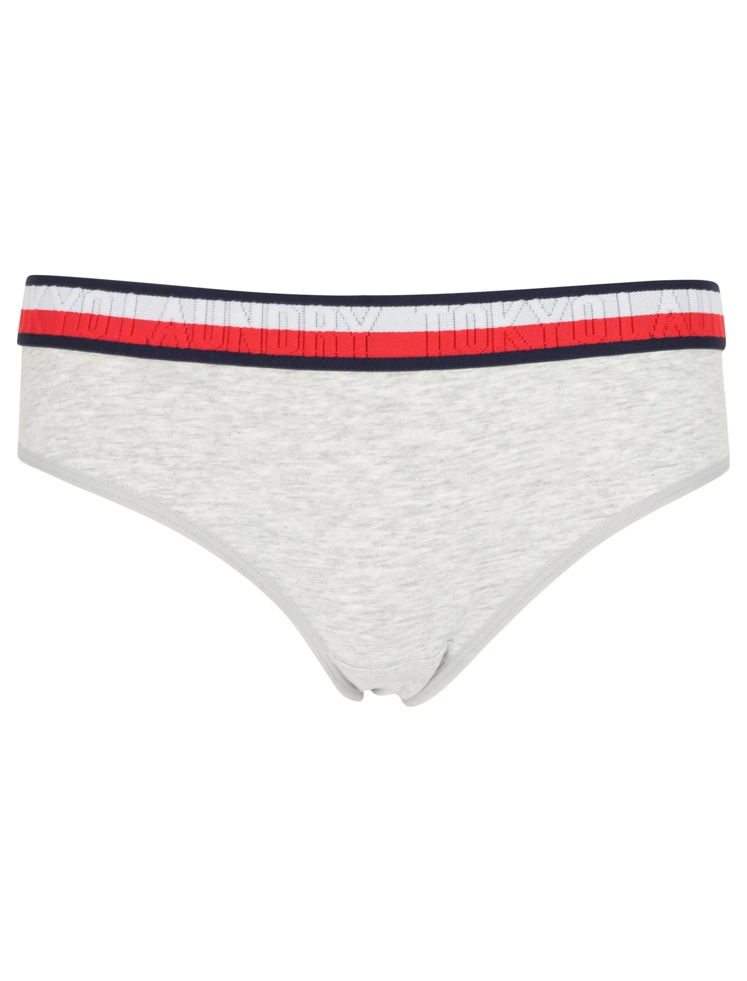 India (3 Pack) Assorted Briefs In Light Grey Marl / Peacoat Blue / Tomato - Tokyo Laundry