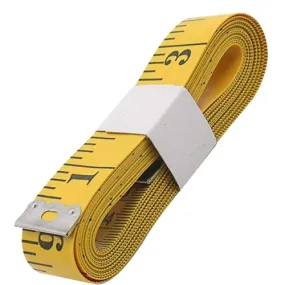 IONIX Measuring Inch Tape for Measurement for the body, Tailor, Sewing, Dress Making, 150 cm (Yellow Pack of 01)