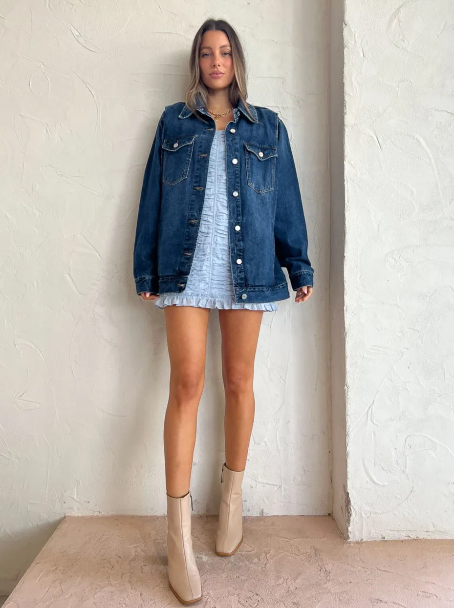Issy Reign Dress in Sky Blue