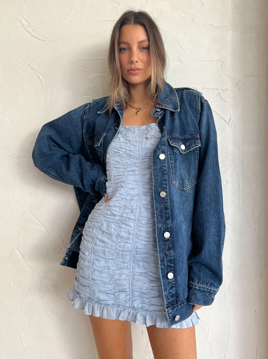 Issy Reign Dress in Sky Blue